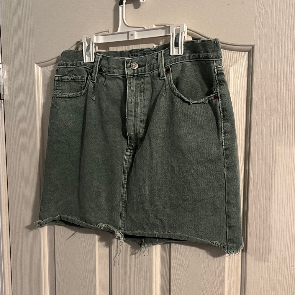 Lucky Brand Green Mini Skirt